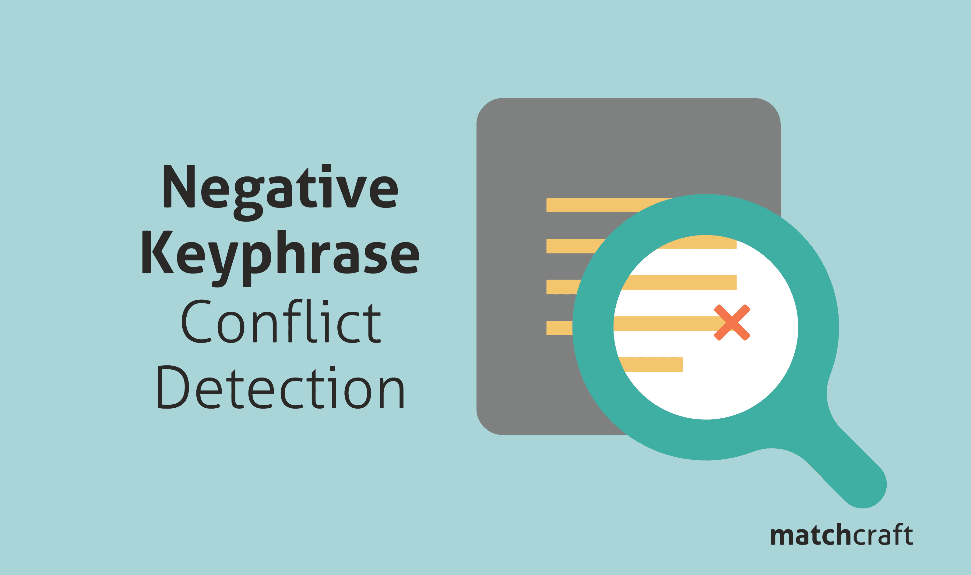 Negative Keyphrase Conflict Detection